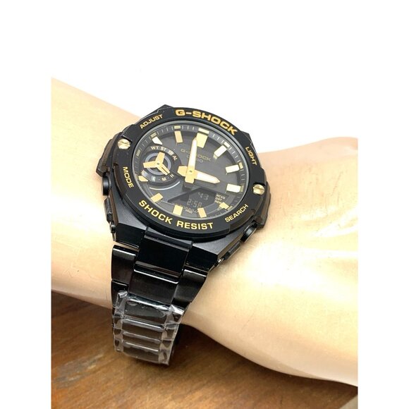 Casio G-Shock Men's Watch GSTB500BD1A9 Bluetooth Tough Solar Black Dial 5684 - Picture 6 of 15